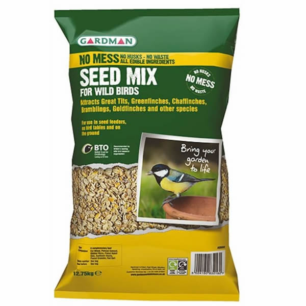 Gardman No Mess Bird Seed Mix 12.75Kg