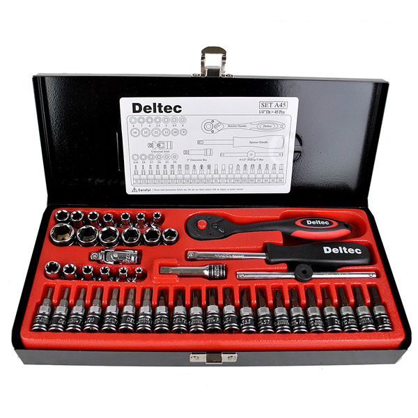 Mixed drive outlet socket set