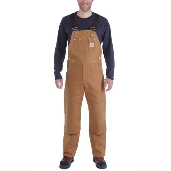 Carhartt Duck Bib Overall Brown