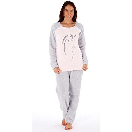 Luxury Horse Twosie Pyjamas Ladies