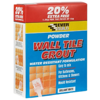 Wall Tile Grout Powder 1kg Box, Powder Wall Tile Grout